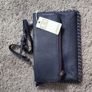 Urban Expressions Navy Crossbody Bag - animal friendly & cruelty free